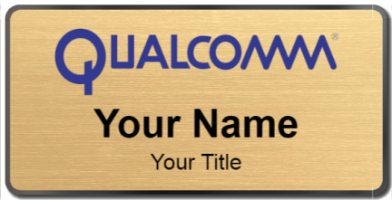 Custom name badges for Qualcom