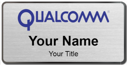 Custom name badges for Qualcom