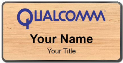 Custom name badges for Qualcom