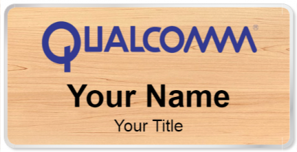 Custom name badges for Qualcom