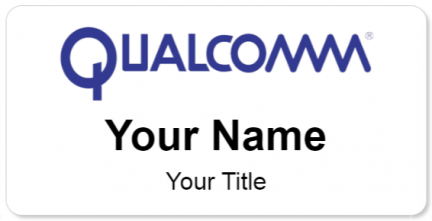 Custom name badges for Qualcom