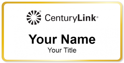 Custom name badges for CenturyLink
