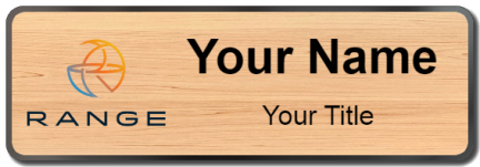 Custom name badges for Range