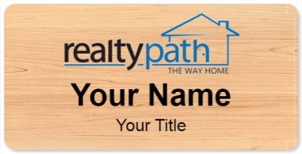 Custom name badges for Realty Path