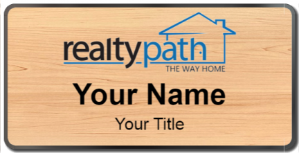 Custom name badges for Realty Path