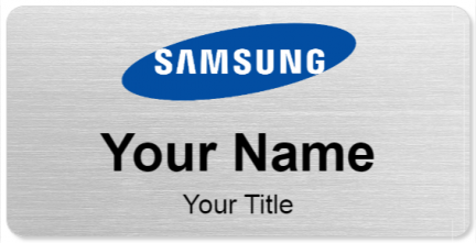 Custom name badges for Samsung