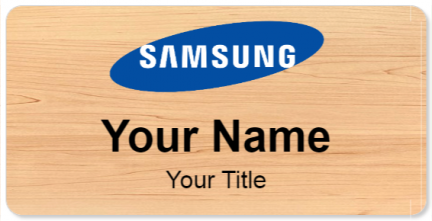 Custom name badges for Samsung