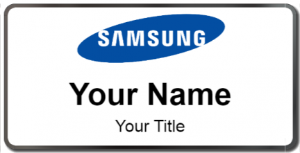 Custom name badges for Samsung