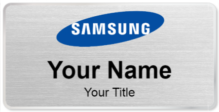Custom name badges for Samsung