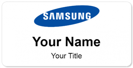 Custom name badges for Samsung