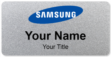 Custom name badges for Samsung