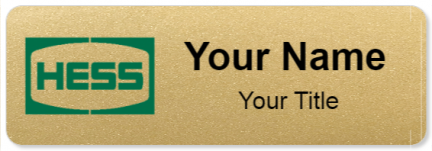 Custom name badges for Hess