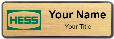 Custom name badges for Hess