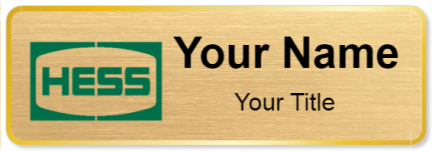 Custom name badges for Hess