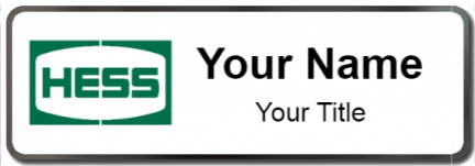 Custom name badges for Hess