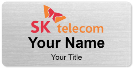 Custom name badges for SK Telecom