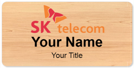 Custom name badges for SK Telecom