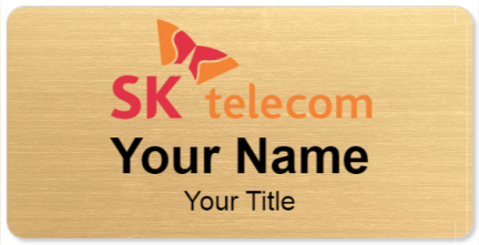 Custom name badges for SK Telecom