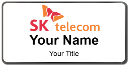 Custom name badges for SK Telecom