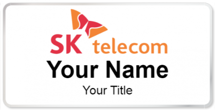 Custom name badges for SK Telecom