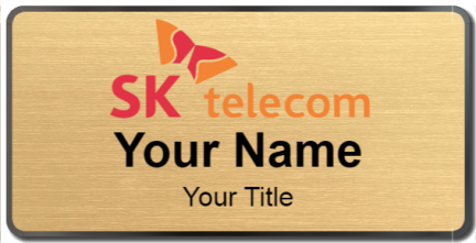 Custom name badges for SK Telecom