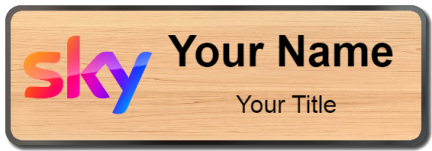 Custom name badges for Sky