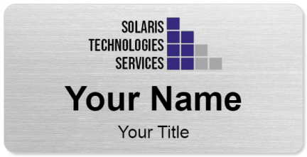 Custom name badges for Solaris Technologies Services