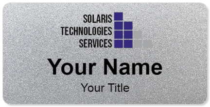 Custom name badges for Solaris Technologies Services