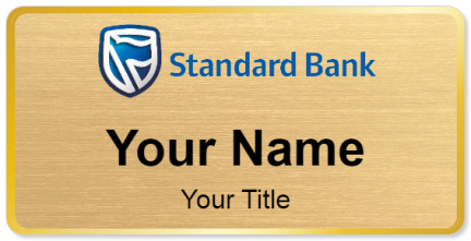 Custom name badges for Standard Bank