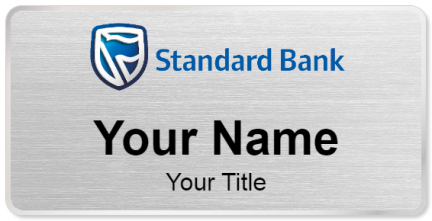 Custom name badges for Standard Bank