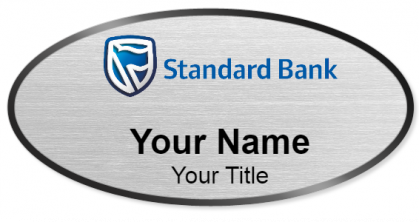 Custom name badges for Standard Bank