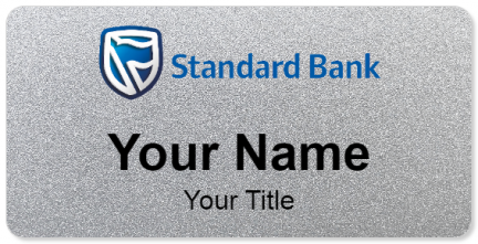 Custom name badges for Standard Bank