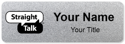 Custom name badges for Straight Talk
