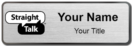Custom name badges for Straight Talk