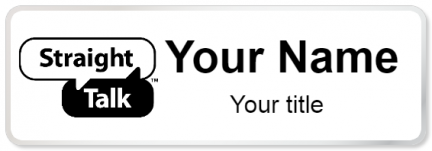 Custom name badges for Straight Talk