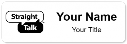 Custom name badges for Straight Talk
