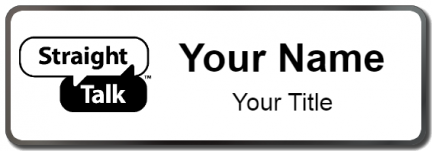 Custom name badges for Straight Talk