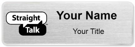 Custom name badges for Straight Talk