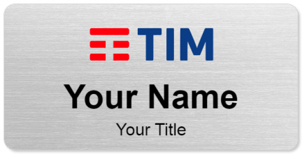 Custom name badges for Telecom Italia
