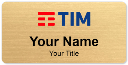 Custom name badges for Telecom Italia