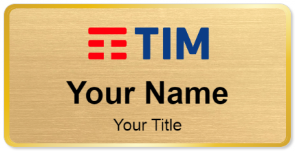 Custom name badges for Telecom Italia