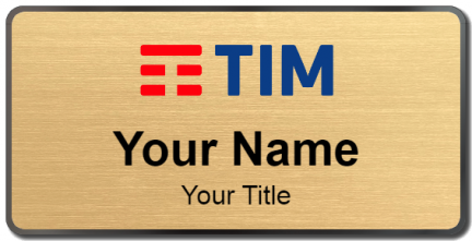 Custom name badges for Telecom Italia