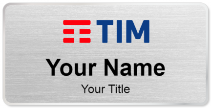 Custom name badges for Telecom Italia