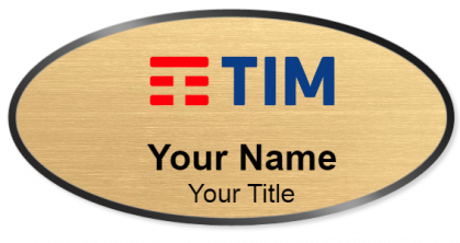 Custom name badges for Telecom Italia