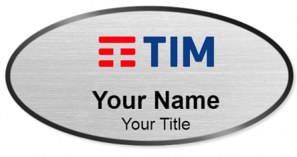 Custom name badges for Telecom Italia