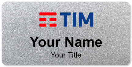 Custom name badges for Telecom Italia