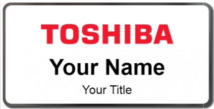 Custom name badges for Toshiba