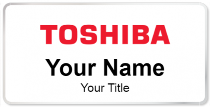 Custom name badges for Toshiba