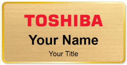 Custom name badges for Toshiba