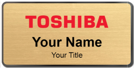 Custom name badges for Toshiba